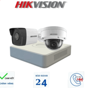 TRỌN BỘ 2 CAMERA IP HIKVISION FULL HD 1 TRONG NHÀ 1 NGOÀI TRỜI