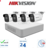 Trọn Bộ 4 Camera IP Hikvision Full HD Ngoài Trời
